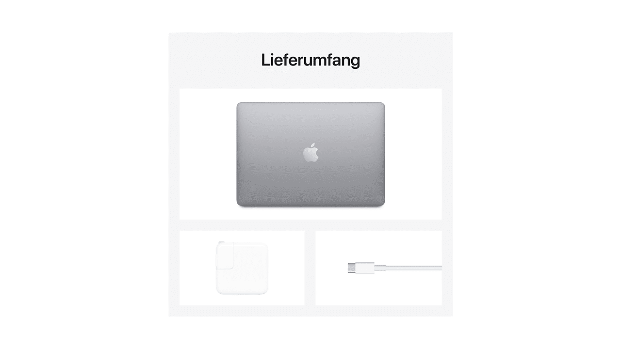 APPLE MacBook Air (2020) I Notebook mit 13,3 Zoll Display