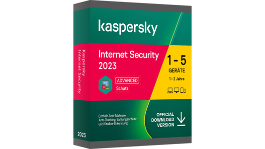 Kaspersky Internet Security 5 Geräte 1 Jahr | Windows/MAC oder Android