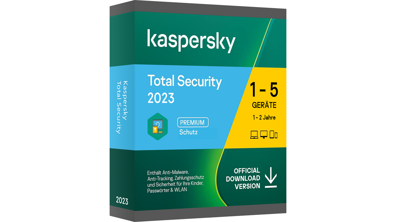 Kaspersky Total Security 3 Gerät 1 Jahr