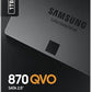 SAMSUNG SATA SSD 870 QVO, 1 TB, SSD, 2,5 Zoll, intern