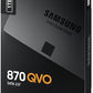 SAMSUNG SATA SSD 870 QVO, 1 TB, SSD, 2,5 Zoll, intern