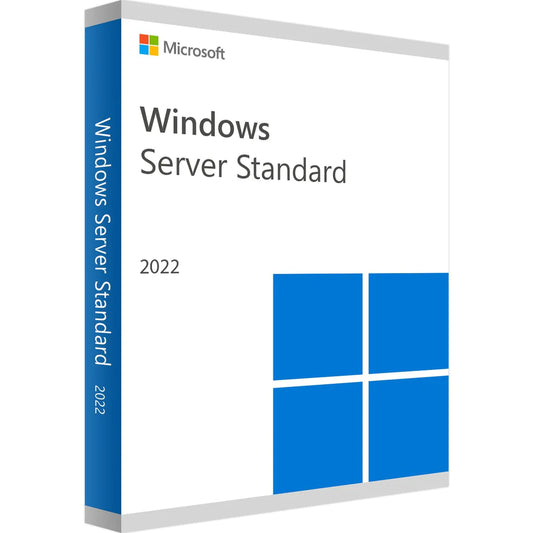 "Windows Server 2022 Standard: Das leistungsstarke und sichere Betriebssystem für Ihre IT-Infrastruktur. Mit verbesserten Cloud-Integrationen und erweiterten Sicherheitsfunktionen bietet es eine nahtlose Verwaltung Ihrer IT-Ressourcen. Erwerben Sie Windows Server 2022 Standard und optimieren Sie Ihre Geschäftsabläufe."