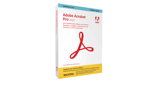 Adobe Acrobat Pro 2020 Windows für Schüler und Studenten - NextMedia24 UG