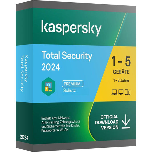 Kaspersky Total Security 2024 3 Gerät 1 Jahr - NextMedia24 UG