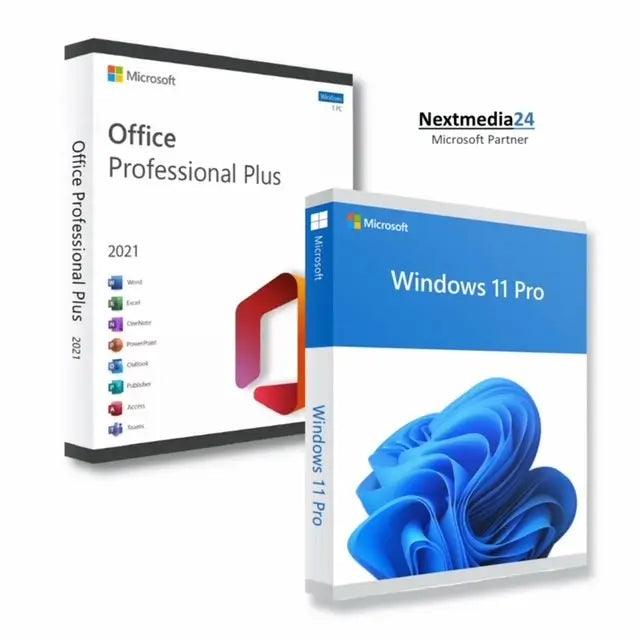 Microsoft Office Pro 2021 + Windows 11 Pro - NextMedia24 UG