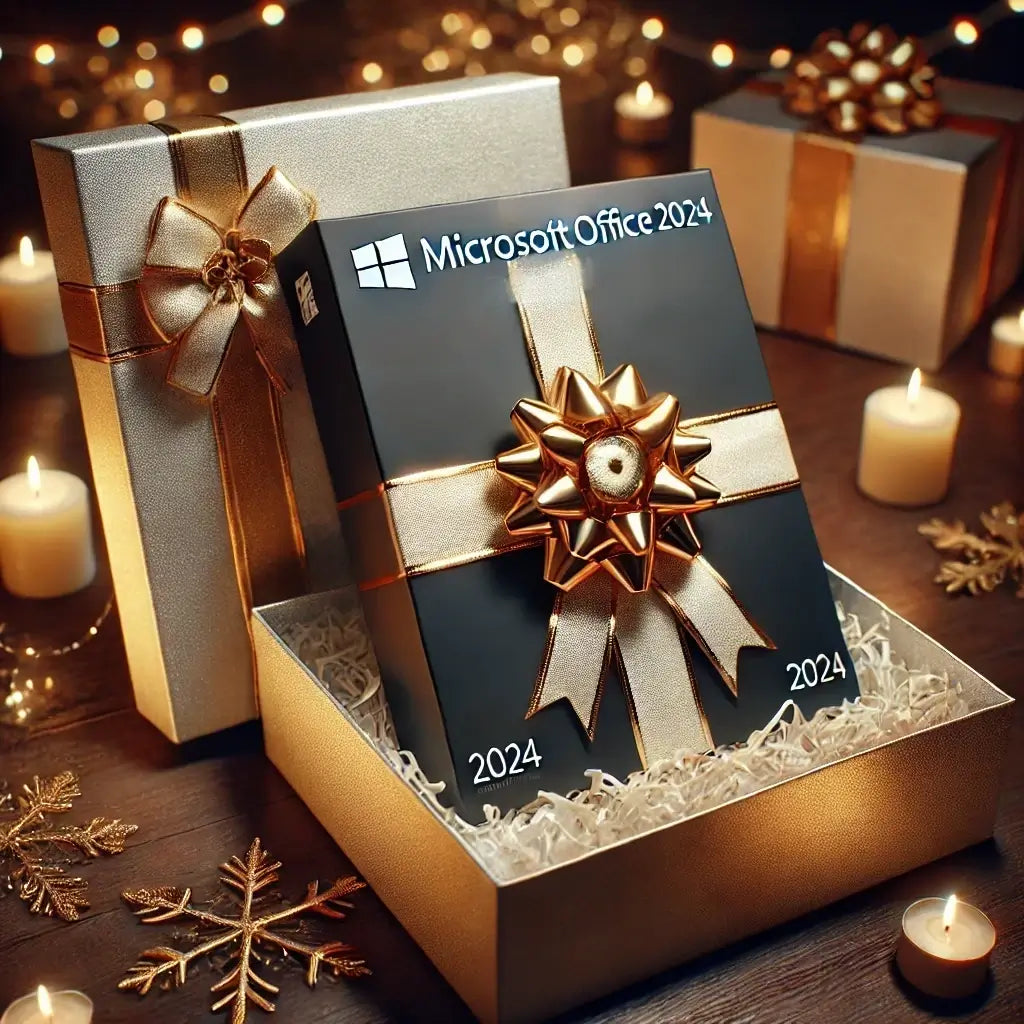 Microsoft Office 2024 Standard Bil in einem Geschenk Karton 