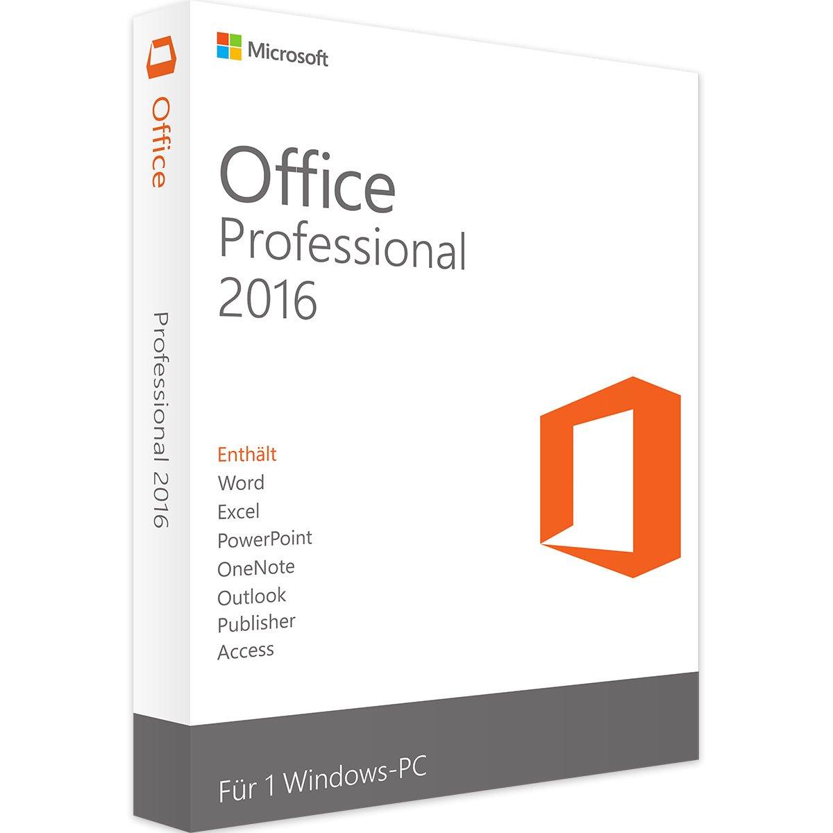 Microsoft Office Professional 2016 Windows - NextMedia24 UG