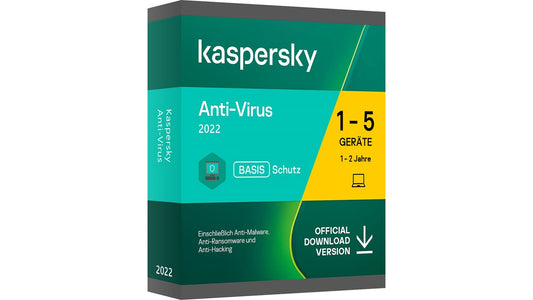 Kaspersky Anti-Virus 5 appareils 1 an
