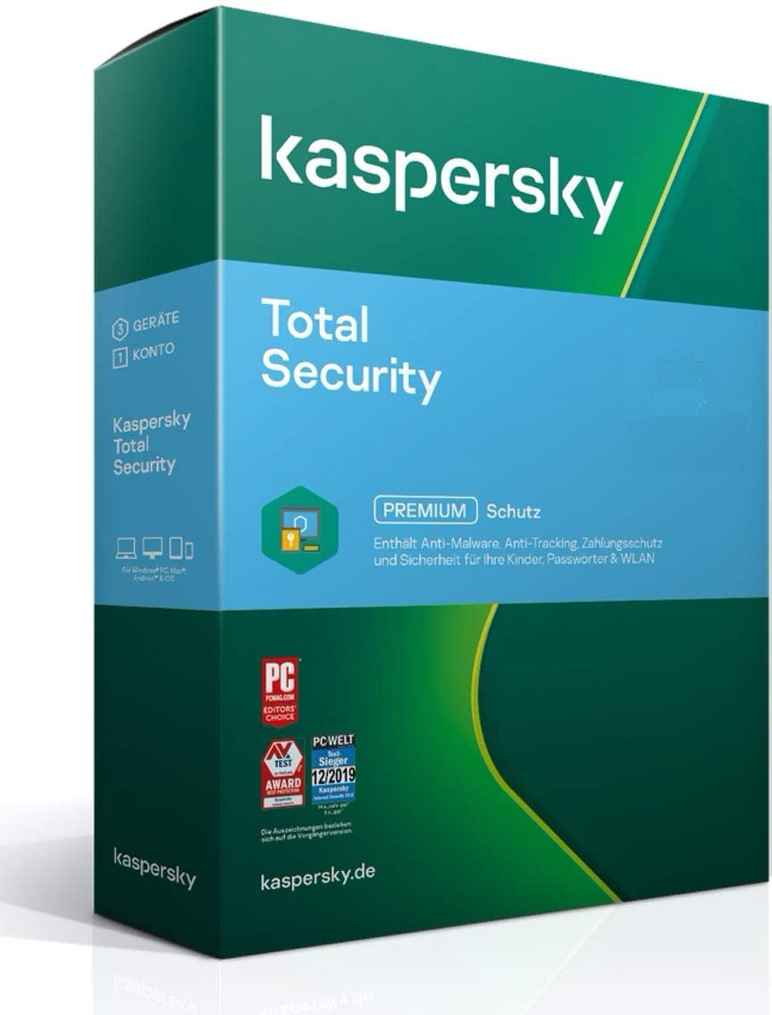 Dispositivo Kaspersky Total Security 5 1 año