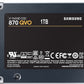 SAMSUNG SATA SSD 870 QVO, 1 To, SSD, 2,5 pouces, interne