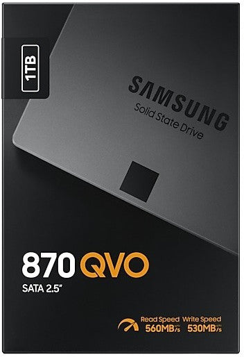 SAMSUNG SATA SSD 870 QVO, 1 TB, SSD, 2,5 pulgadas, interno