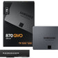SAMSUNG SATA SSD 870 QVO, 1 TB, SSD, 2,5 pulgadas, interno